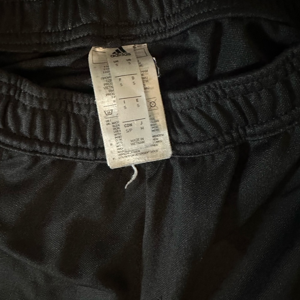 Adidas men’s black joggers size small